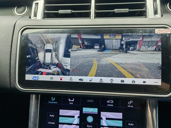RANGE ROVER ANDROID RETROFIT WITH 360 CAMERA - Image 6